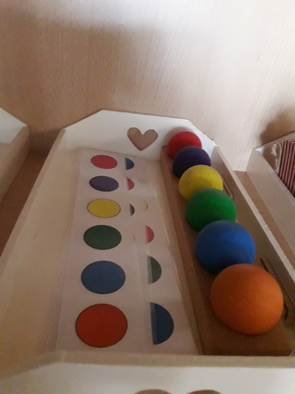 Aktionstablett-Farben